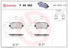 Brembo Bremsbelagsatz, Scheibenbremse Hinterachse P 59 060 Produktbild-Vorschau 15