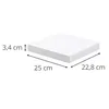 Półka wisząca na ścianę z MDF, dł. 25 cm Podgląd zdjęcia produktu 4