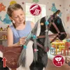 Cheval mécanique Ponnie Domino S avec selle rose Voir les images du produit 13