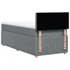 Boxspringbett mit Matratze Hellgrau 90x200 cm Stoff Produktbild-Vorschau 6