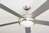 Stropný ventilátor Ursa brúsený nikel Strieborný / orechové Náhľad obrázku produktu 3