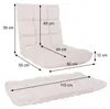 Bodensessel HWC-N43, Relaxsessel Bodenkissen Klappsessel 6 Produktbild-Vorschau 6