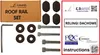Barre sul tetto TOYOTA RAV-4 SUV 2006-2013 Alluminio Nero Anteprima dell’immagine prodotto 7