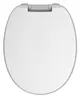 WC-Sitz mit Erhöhung 5 cm, Duroplast Toilettensitz Weiß, Produktbild-Vorschau 3