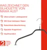 MAWA Kleiderbügel, 50er-Set, rutschfest, 41 cm, Schwarz, Produktbild-Vorschau 3