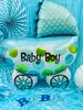 Oblique Unique Folien Luftballon in Kinderwagen Form Baby Produktbild-Vorschau 4