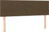 LED Kopfteil Dunkelbraun 144x5x78/88 cm Stoff Produktbild-Vorschau 4