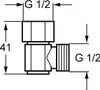 Hansa HA Entleerungsventil HANSA 0405 G1/2, DN15 DN15 Produktbild-Vorschau 4
