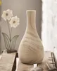 Vase décoratif "Wood", rond, en bois naturel de paulownia, Voir les images du produit 1