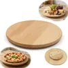 Deska OBROTOWA 30cm drewniana buk Do Serwowania Pizzy Podgląd zdjęcia produktu 1