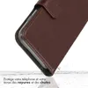 Selencia Bibliothèque en cuir véritable pour Apple iPhone Voir les images du produit 5