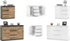 A collage of different styles and configurations of a dresser/cabinet. Produktbild-Vorschau