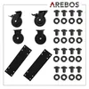 AREBOS Aktenschrank 90x90x40 cm Büroschrank Lagerschrank Produktbild-Vorschau 9
