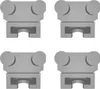 4x Ersatzteil passend für IKEA Kvartal Rolle Gleiter Set Produktbild-Vorschau 1