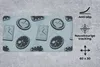 MuchoWow® Mauspad Mousepad Uhr - Muster - Vintage 60x30 cm Produktbild-Vorschau 2