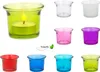 Teelichtgläser geschwungen 63x45 mm, Set 4 Stück, Produktbild-Vorschau 1