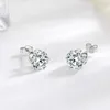 set di orecchini a perno in argento 925 con zirconi, Anteprima dell’immagine prodotto 4
