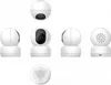 Multiple views of a white smart indoor PTZ camera. Produktbild-Vorschau