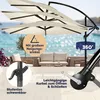 CASARIA® Ampelschirm 350 cm Komplettset inkl. 4 Gewichte & Produktbild-Vorschau 4