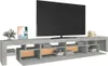 vidaXL TV Schrank mit LED Leuchten Betongrau 260x36,5x40 cm Produktbild-Vorschau 5