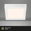 Deckenleuchte Briloner Fire LED 12W Eckig 17cm Deckenlampe Produktbild-Vorschau 2