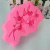 Rose Blume Silikonform DIY 3D Fondant Form Cupcake Kuchen Produktbild-Vorschau 5