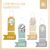 Bieco Holz Messlatte Kinder Hase Skala 0,6-1,4m | Messlatte Produktbild-Vorschau 5