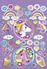 Totum Einhorn-Stickerbgen, 4 Stk. Produktbild-Vorschau 1
