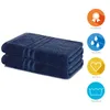 Lavea® 2er Set Duschtuch 70x140, Doppelpack, 100% Baumwolle Produktbild-Vorschau 3
