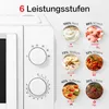 WILLZ Mikrowelle 20L 700W 6 Stufen Drehregler Produktbild-Vorschau 3