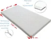 A mattress with dimensions indicated by text overlays. Produktbild-Vorschau
