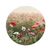MuchoWow® Mauspad Mousepad Mohn - Farben - Pastell 40x40 cm Produktbild-Vorschau 1
