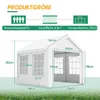 3x3m Partyzelt Festzelt Pavillon Carport Gartenzelt Produktbild-Vorschau 7