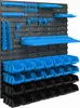 28 Stapelboxen Wandregal Kunststoff 77 x 78 cm Produktbild-Vorschau 2