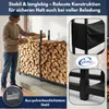 Coemo Brennholz Regal Hans Kaminholzregal mit Abdeckplane Produktbild-Vorschau 3