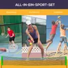 SPORTNOW Badminton Set, Badmintonnetz mit Ständer, Produktbild-Vorschau 4