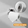 Toilettenpapierhalter Chrom mit Bohren Edelstahl 304 Produktbild-Vorschau 3