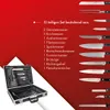 STUBAI 13 teiliges Messerset mit Alu-Messerkoffer komplett Produktbild-Vorschau 2