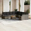 The Living Store 12-tlg. Garten-Sofagarnitur mit Kissen Produktbild-Vorschau 2