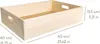 Creative Deco Große Holzkiste Obstkiste Korb 60 x 40 x 13,5 Produktbild-Vorschau 3