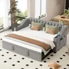 Merax Polsterbett Tagesbett 90/180×190cm mit USB, breiten Produktbild-Vorschau 1