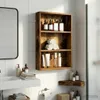vidaXL Badezimmer-Wandschrank Räuchereiche 40 x 10 x 60,5 Produktbild-Vorschau 2