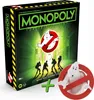 The image shows the Monopoly Ghostbusters board game box and a collectible ghost figure. Produktbild-Vorschau