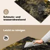 KitchenYeah© Herdabdeckplatte Gold - Schwarz - Abstrakt , Produktbild-Vorschau 2