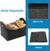 Jayseuw Filzkorb, Holzkorb für Kaminholz, Faltbar  Produktbild-Vorschau 5