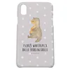 Mr. & Mrs. Panda Iphone 10 Handyhülle Otter Bauch - Grau Produktbild-Vorschau 3