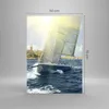 Bilder auf glas - Einteilig - Yacht Meer Welle - 50x70cm - Produktbild-Vorschau 3