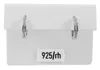 925/- Echt Silber Klappcreolen "Resi" mit Zirkoniabesatz, Produktbild-Vorschau 5