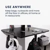 kwmobile 2x Tisch Handtaschenhalter Haken - Antirutsch Produktbild-Vorschau 4