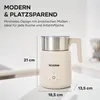 Severin SM3589, Automatic milk frother/warmer, Beige, Produktbild-Vorschau 2